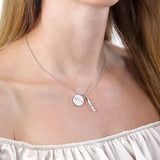 Personalized Stainless Steel Hand Hook Promise Necklace