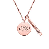 Personalized Stainless Steel Hand Hook Promise Necklace