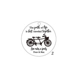 Personalized Stainless Steel Love Makes a Family Keychain