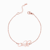 Personalized Name Armband 18K Plated Charm Bracelet for Women