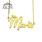 Personalized Stainless Steel Heart Necklace Pendant