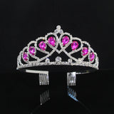 Crystal Bridal Tiara Crown Princess Jewelry Rhinestone Wedding Hair Accessory