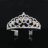 Crystal Bridal Tiara Crown Princess Jewelry Rhinestone Wedding Hair Accessory