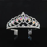Crystal Bridal Tiara Crown Princess Jewelry Rhinestone Wedding Hair Accessory