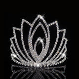 Crystal Bridal Tiaras and Crowns Comb Wedding Headbands Big Crown Hair Jewelry