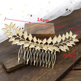 Bridal Crystal Hair Combs Headpiece Jewelry Rhinestone Pearl Flowers