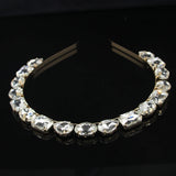 Glass Hairbands Transparent Rhinestone Crown Jewelry Gift