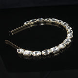 Glass Hairbands Transparent Rhinestone Crown Jewelry Gift