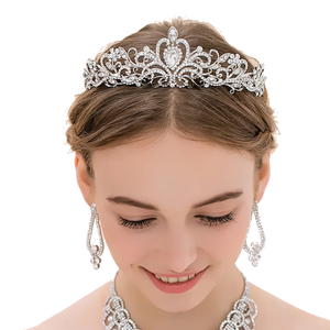 Bridal Rhinestone Crown Headband Tiara HairBand