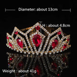 Crystal Crown Princess Bridal Tiara Wedding Hair Accessories