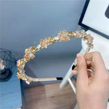 Multi Rhinestone Hairband Women Crystal Tiara Baroque Bridal Headwear