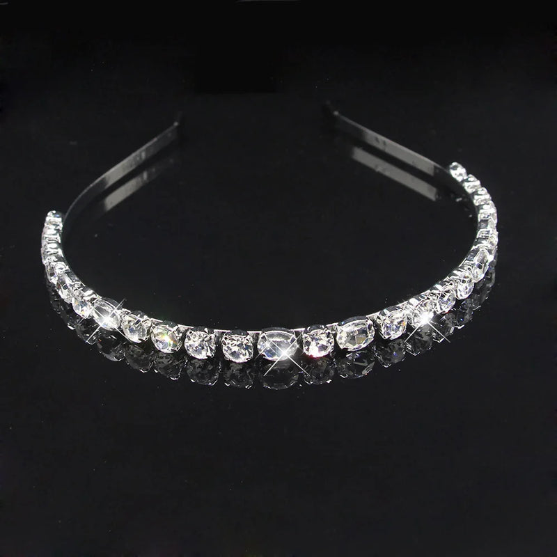 Multicolor Rhinestone Hairband Crystal Wedding Tiaras Bridal Hair Accessories