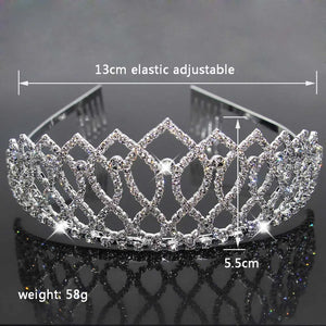 Princess Bride Crown Rhinestone Tiara Hair Jewelry Gift