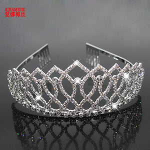 Princess Bride Crown Rhinestone Tiara Hair Jewelry Gift