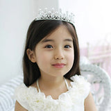 Bride Tiara Headband Pearl Rhinestone Crown Wedding Hair Accessories