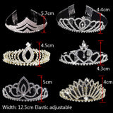 Crystal Bridal Tiara Crown for Wedding Hair Accessories