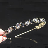 Crystal Water Drop Bridal Crown Headband