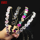 Crystal Water Drop Bridal Crown Headband