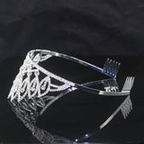 Charm Rhinestone Wedding Tiara Combs Hair Accessories
