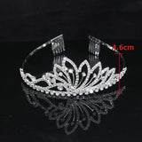 Rhinestone Bridal Tiaras Crystal Crowns for Wedding Hair Accessories