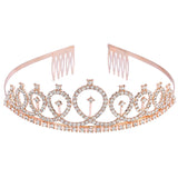 Rhinestone Wedding Tiara Hair Accessory Bridal Headdress Women Hair Bands