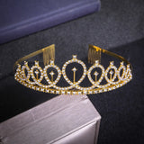 Rhinestone Wedding Tiara Hair Accessory Bridal Headdress Women Hair Bands