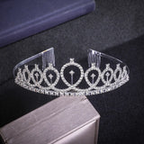 Rhinestone Wedding Tiara Hair Accessory Bridal Headdress Women Hair Bands