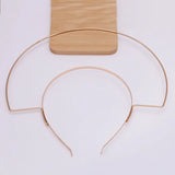 Large Double Metal Headband Bridal Hair Jewelry Wedding Accessories