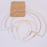 Large Double Metal Headband Bridal Hair Jewelry Wedding Accessories