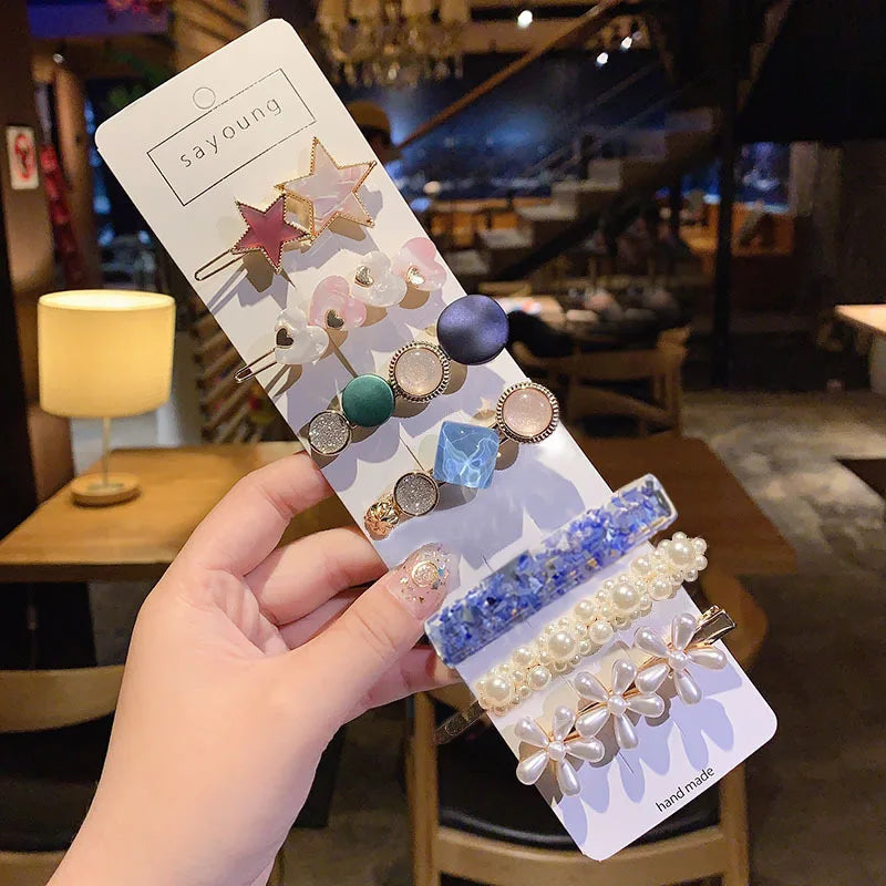 Korean Flower Fairy Hairpin Set for Girls