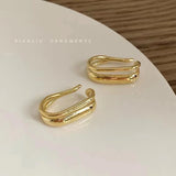 S925 Sterling Silver Ear Bone Clip Female Male Ear-hole-free Cartilage Clip