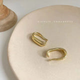 S925 Sterling Silver Ear Bone Clip Female Male Ear-hole-free Cartilage Clip