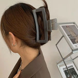 Geometric Shark Clip Hair Accessory for Thick Hair