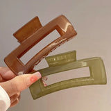 Geometric Shark Clip Hair Accessory for Thick Hair