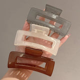 Geometric Shark Clip Hair Accessory for Thick Hair