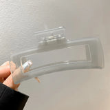 Geometric Shark Clip Hair Accessory for Thick Hair