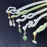 AISHG Chinese Style Hair Stricks Women Retro Hairpin Acetic Acid Head Back Hair
