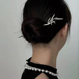 AISHG Morandi Hair Stick Women Hairpin Headwear
