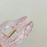 Large Grab Hair Clips for Women, Transparent Back Shark Cawl Clips