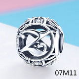 925 Sterling Silver DIY Jewelry Sparkling Butterflies Charms Beads