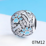 925 Sterling Silver DIY Jewelry Sparkling Butterflies Charms Beads