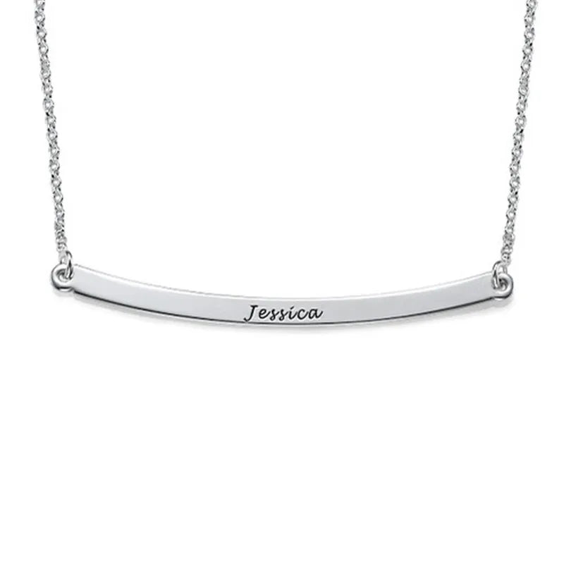 925 Silver Personalized 3 Names Necklace for Women Jewelry