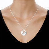 925 Silver Family Name Necklace Engraved Boho Jewelry