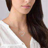 925 Silver Personalized Heart Name Necklaces Engraved Necklace