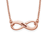 925 Silver Personalized Name Necklace Heart Infinity Name Necklaces