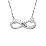 925 Silver Personalized Name Necklace Heart Infinity Name Necklaces