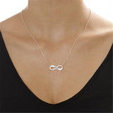 925 Silver Personalized Name Necklace Heart Infinity Name Necklaces