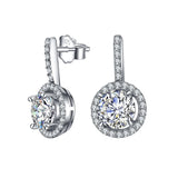 925 Silver Dangle Earrings Wedding Jewelry Chandelier Drop Earring