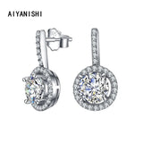 925 Silver Dangle Earrings Wedding Jewelry Chandelier Drop Earring