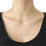 925 Silver Infinity Name Necklace Personalized Boho Jewelry